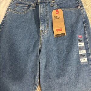 Levi's Women’s Blue High-Waisted Taper Jeans